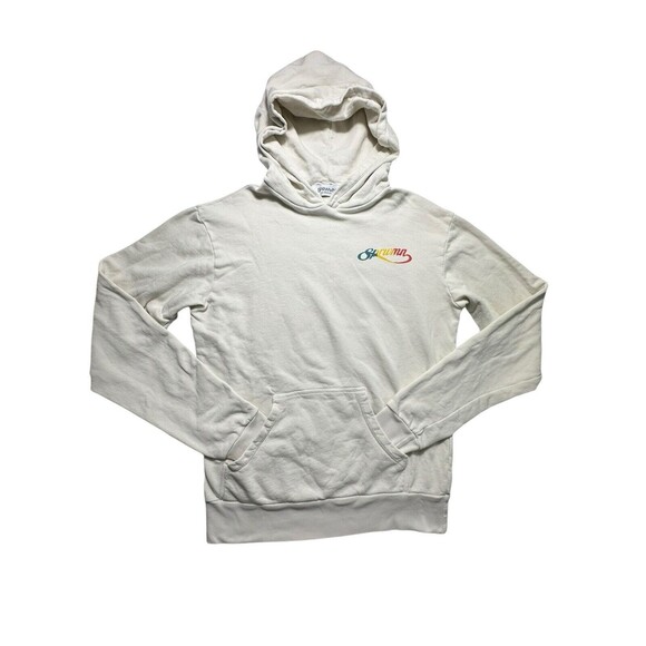 SPRWMN Revolve Sz Small Script Logo Hoodie Sweatshirt Cream Long Sleeve #KL11-5 - Picture 3 of 14